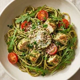 Pesto spaghetti