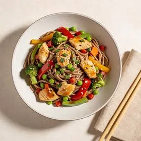 Stir-fry z makaronem